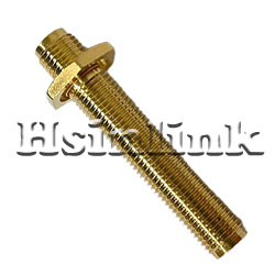HS-SMAF To SMAF Bulkhead With O-Ring Adapter (18G)_37.6mm